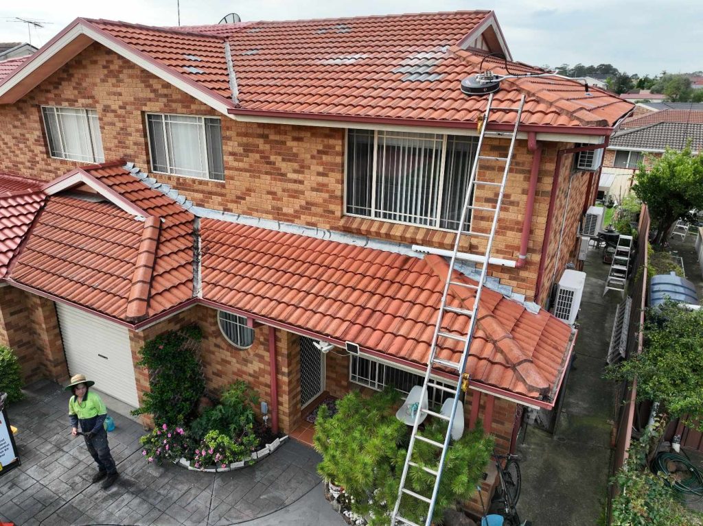 roof restoration progress 2 roof leaking restoration